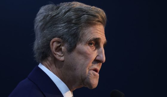 U.S. climate envoy John Kerry speaks at the United Nations Climate Change Conference in Sharm El Sheikh, Egypt, on Nov. 12.