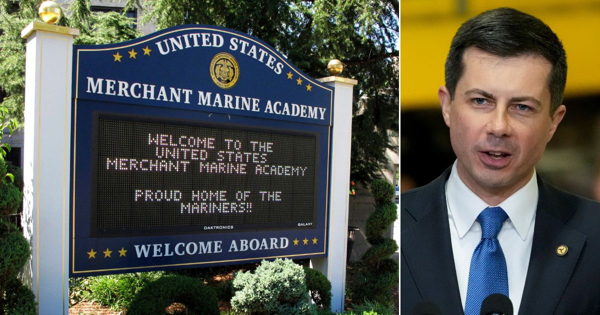 Indiana GOP Rep. Jim Banks is demanding that Transportation Secretary Pete Buttigieg remove a curtain that was set up to hide a painting of Jesus at the United States Merchant Marine Academy.