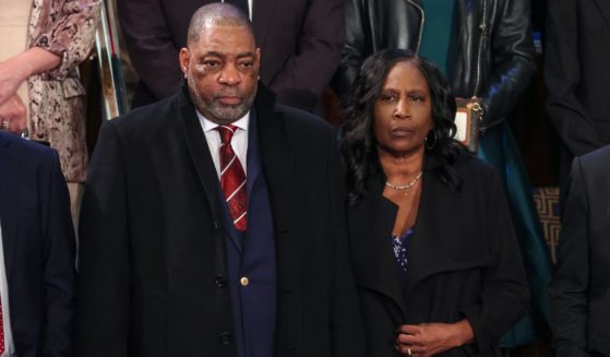 Rodney Wells, left, and RowVaughn Wells, right, the parents of Tyre Nichols, attended President Joe Biden's State of the Union address in Washington, D.C., on Tuesday.