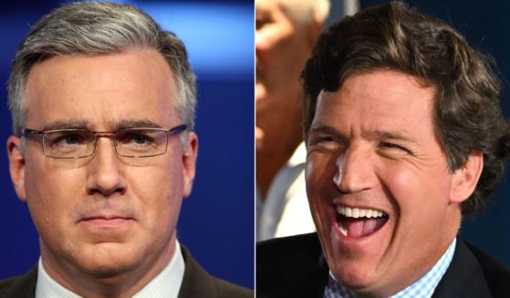 Keith Olbermann, left, took to Twitter to call for the "de-platforming" and shutting down of Fox News after it was revealed that House Speaker Kevin McCarthy gave Fox News host Tucker Carlson, right, 41,000 hours of video from Jan. 6.