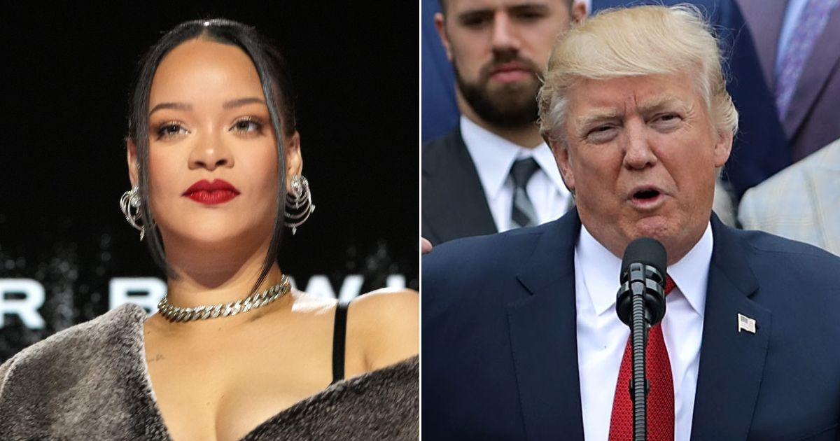 Conservatives condemned Super Bowl organizers for choosing Rihanna to perform at this year's Super Bowl halftime show, recalling her profane message concerning then-President Donald Trump in 2020.