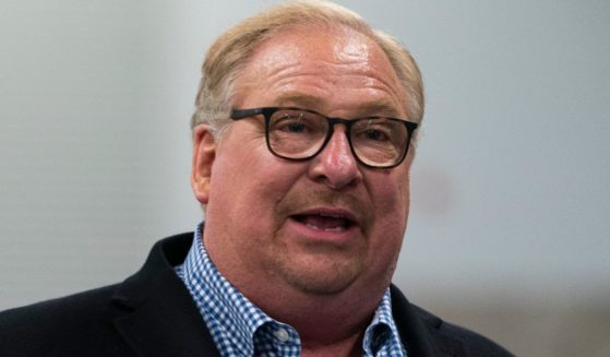 Paster Rick Warren, founder of the Saddleback Church, speaks at the Southern Baptist Convention's annual meeting in Anaheim, California, on June 14, 2022.