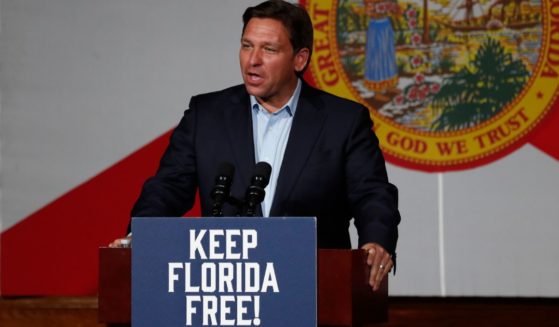 Republican Florida Gov. Ron DeSantis, seen in a file photo from November, wants to let Floridians decide for themselves whether to use gas stoves.