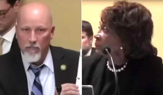Texas GOP Rep. Chip Roy, left, confronted California Democrat Maxine Waters Tuesday with her own statements about socialism.