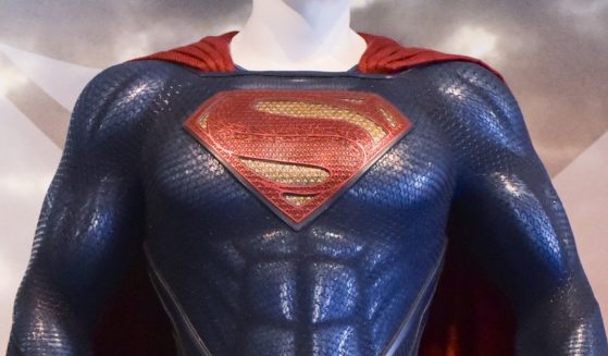 The Superman costume is featured in this image.