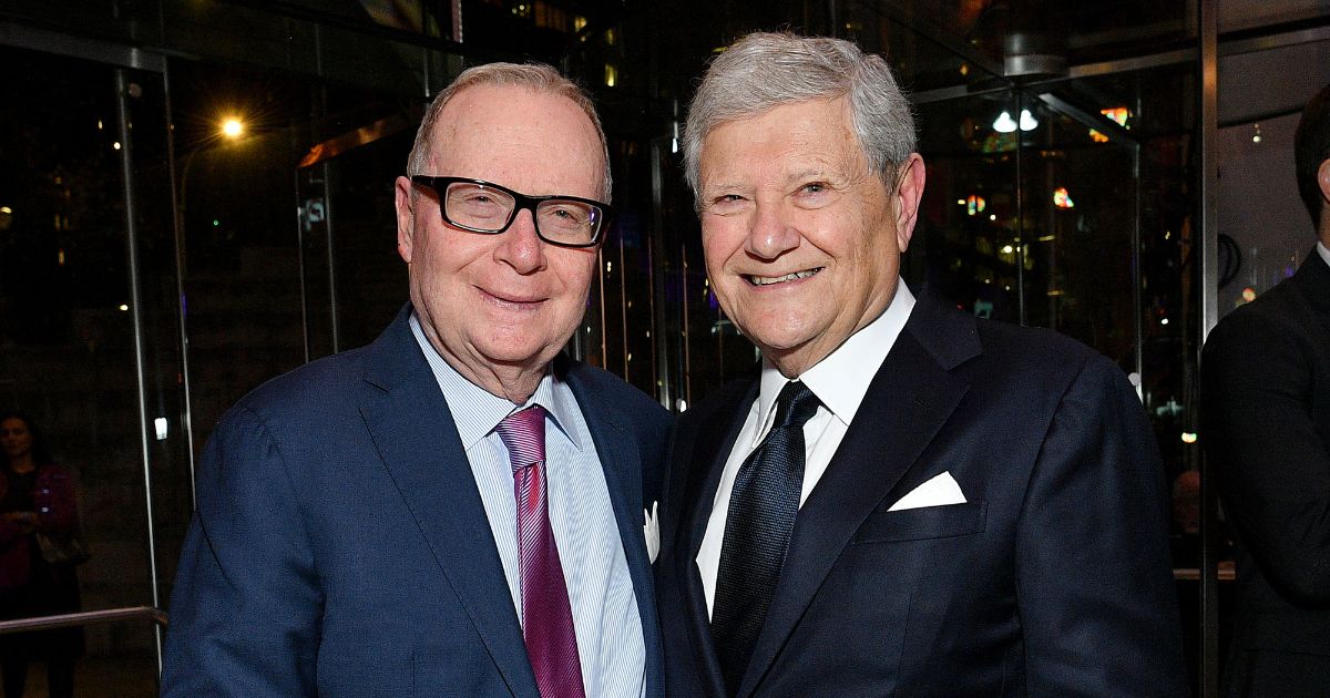Thomas H. Lee and Jerry Speyer attend the Lincoln Center Fall Gala Honoring John E. Waldron on November 6, 2019 in New York City.