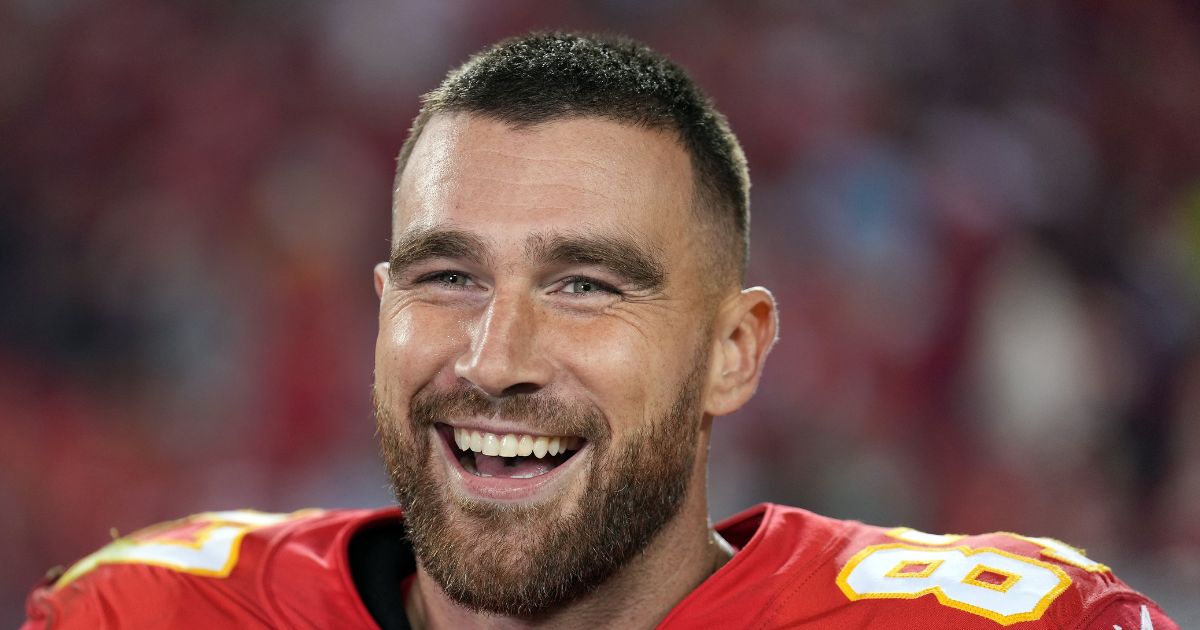 Travis Kelce of the Kansas City Chiefs will have some special guests when he plays at the Super Bowl Feb. 12.