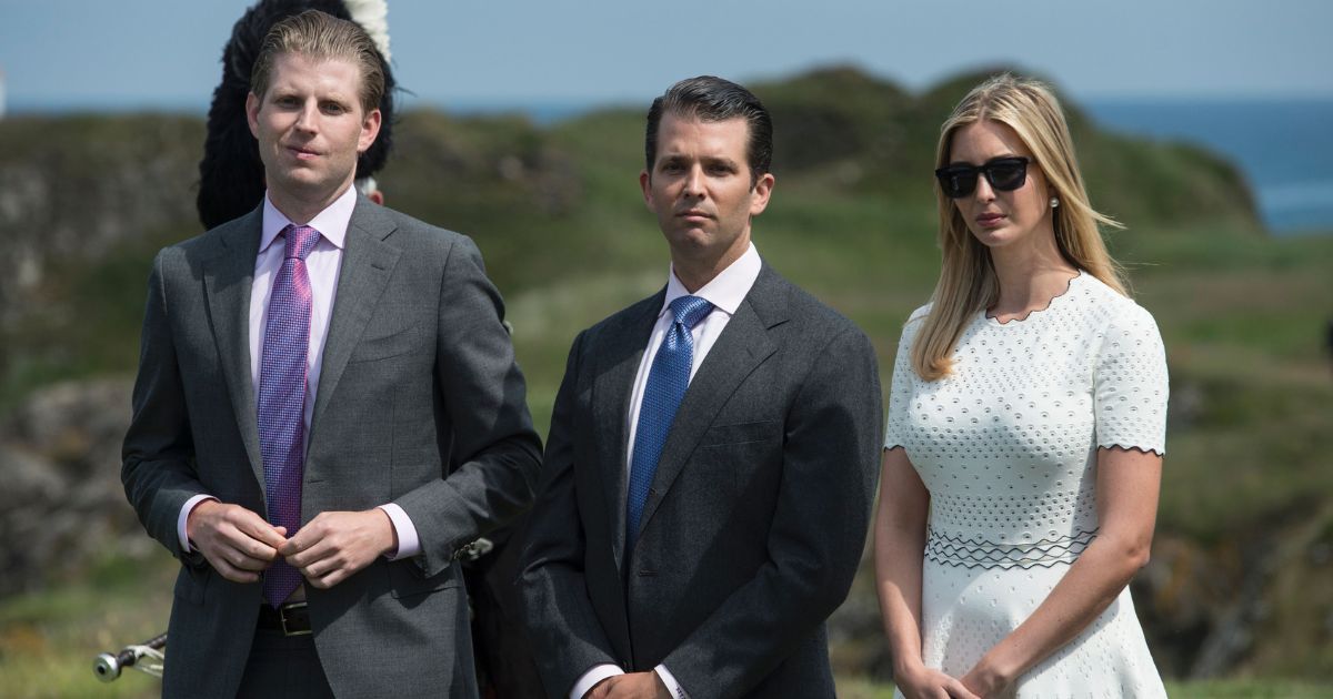 On Monday, Eric Trump, left, Donald Trump Jr. and Ivanka Trump, seen in 2016, honored their late mother, Ivana Trump, on what would have been her 74th birthday.