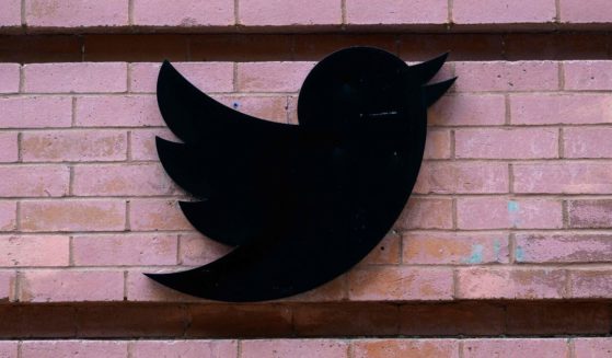 The Twitter logo is seen at its offices in New York City on Jan. 12.