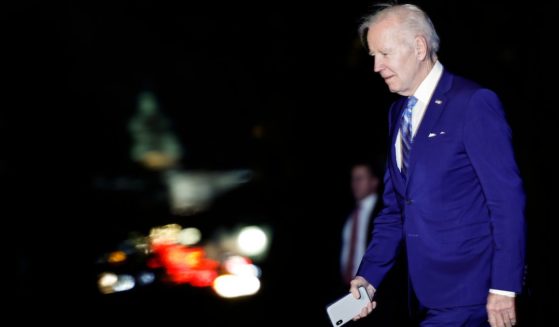 President Joe Biden walks on the South Lawn after returning to the White House on Marine One on February 9, 2023 in Washington, DC.