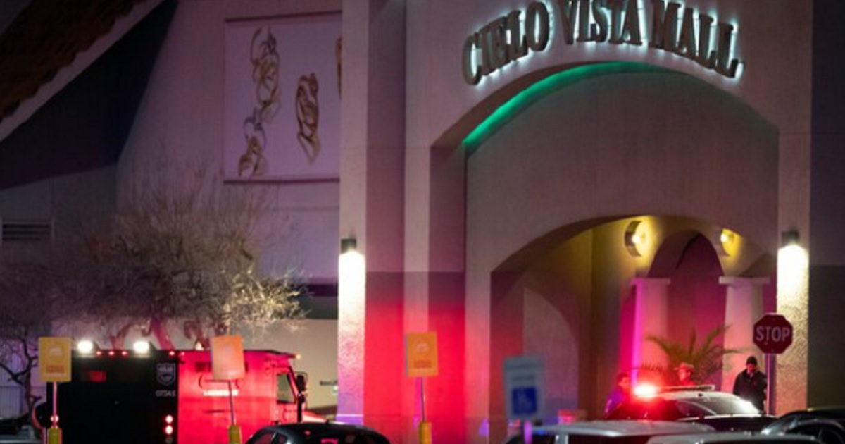 The exterior of the Cielo Vista Mall in El Paso, Texas, which was the scene of a fatal shooting on Wednesday.
