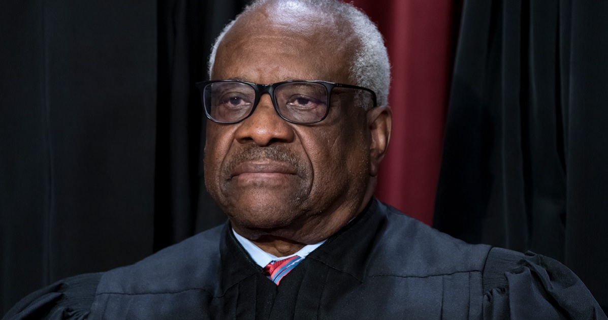 Supreme Court Justice Clarence Thomas, pictured in an October portrait.