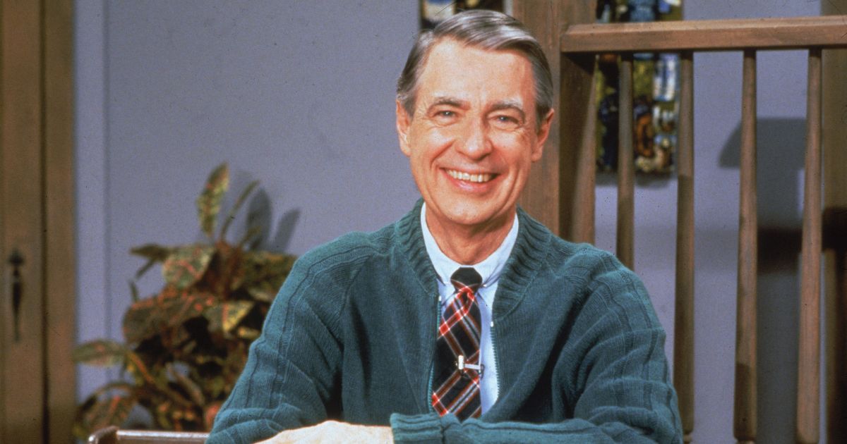 Portrait of American educator and television personality Fred Rogers (1928 - 2003) of the television series 'Mister Rogers' Neighborhood,' circa 1980s.