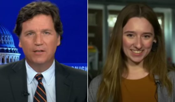 Fox News host Tucker Carlson interviews student body president Alison Perfater about the nonstop Christian meeting that is taking place in Kentucky.