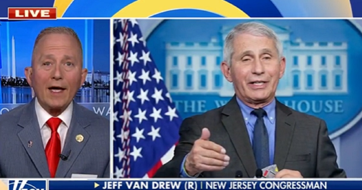 New Jersey Republican Rep. Jeff Van Drew, left, is sending a warning to former National Institute of Allergy and Infectious Diseases Director Anthony Fauci, right.