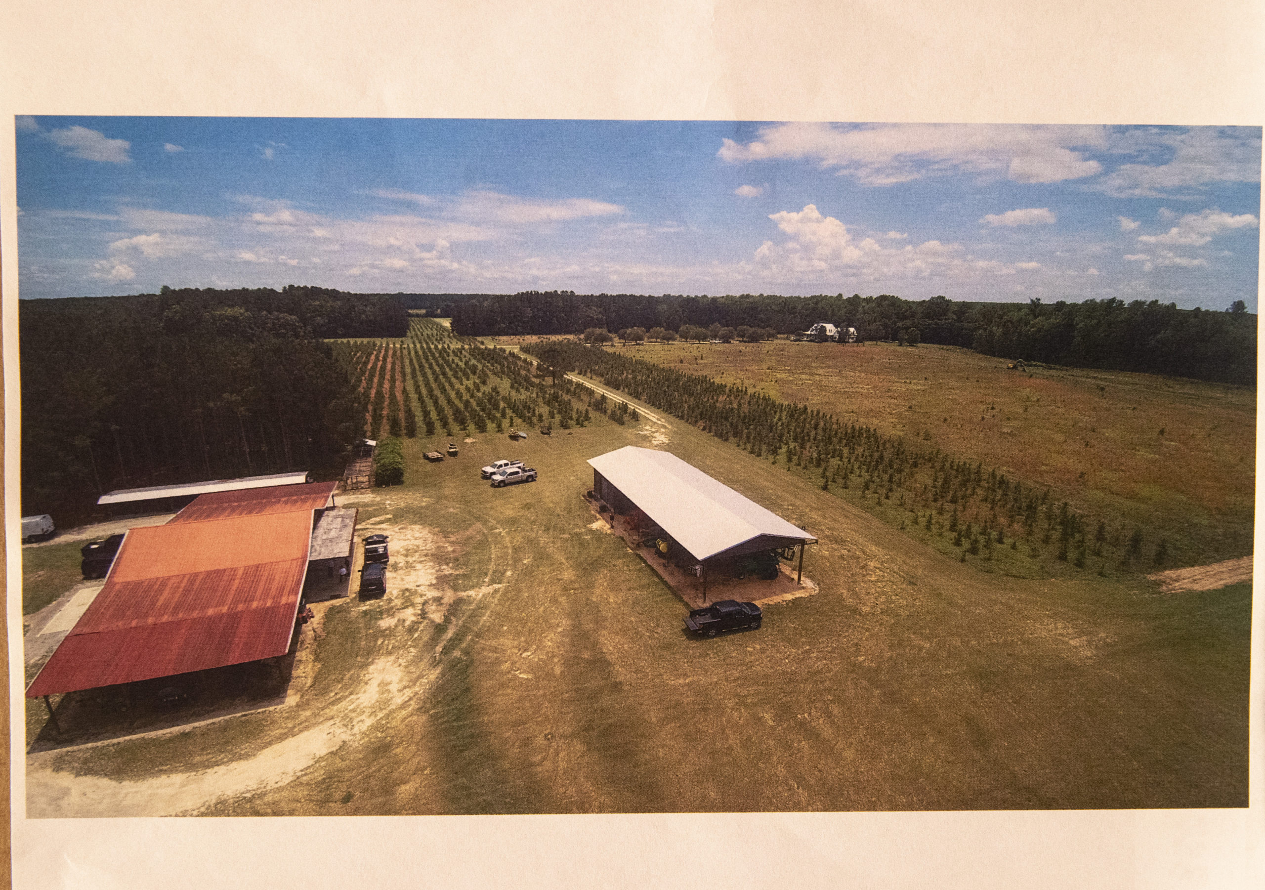 This photo of Alex Murdaugh's property in South Carolina - and the scene of the crime - was used as evidence during Murdaugh's murder trial in Walterboro.