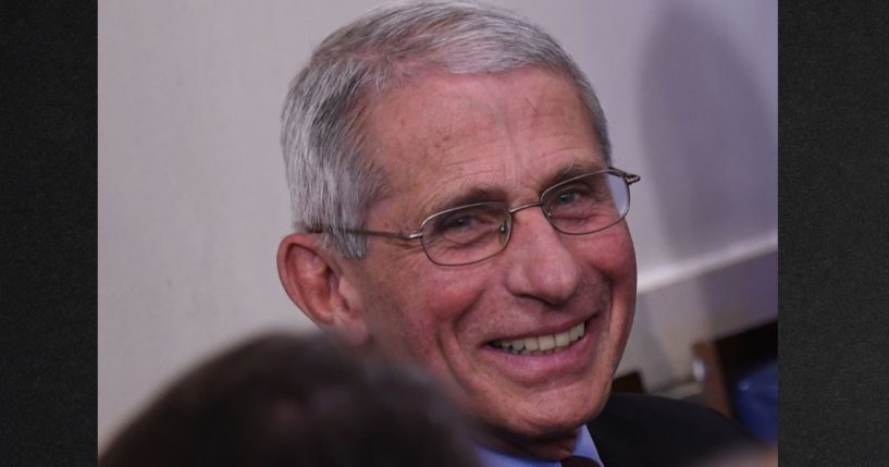 Former Director of the National Institute of Allergy and Infectious Diseases Anthony Fauci smiles during a briefing after a Coronavirus Task Force meeting at the White House on April 5, 2020, in Washington, D.C.
