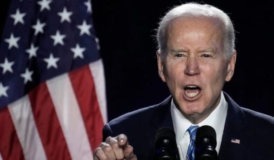 President Joe Biden speaks during the annual House Democrats Issues Conference at the Hyatt Regency Hotel in Baltimore on Wednesday.