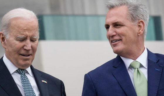 President Joe Biden, left, issued his first presidential veto on Monday, but within minutes, Speaker of the House Kevin McCarthy, right, and House Republicans responded.