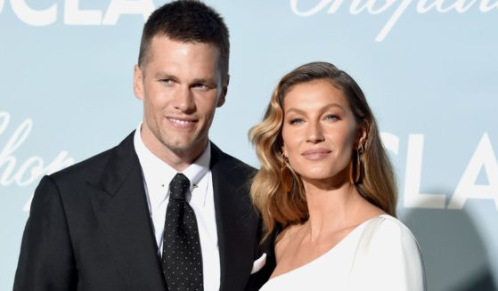 Tom Brady, left, and his then-wife Gisele Bundchen, right, attend the 2019 Hollywood For Science Gala in Los Angeles, California, on Feb. 21, 2019.