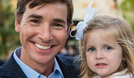 Chad Scruggs, pastor of The Covenant School in Nashville, Tennessee, is seen with daughter Hallie, who was killed Monday.