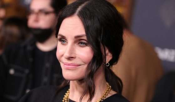 Courteney Cox attends premiere of STARZ "Shining Vale" in Hollywood, California, on Feb. 28, 2020.