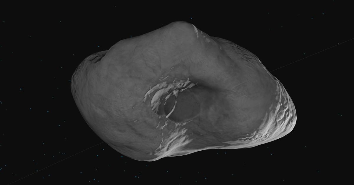 Asteroid DW 2023, whose average estimated diameter is about 50 meters (160 feet), is depicted on NASA's Eyes on Asteroids website.