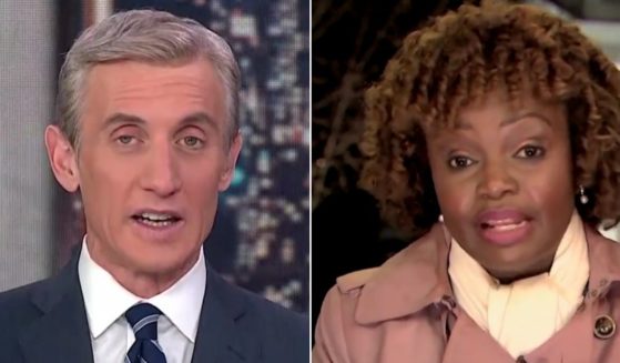 Even Dan Abrams, left, of liberal-leaning News Nation called Karine Jean-Pierre's statement "gibberish."