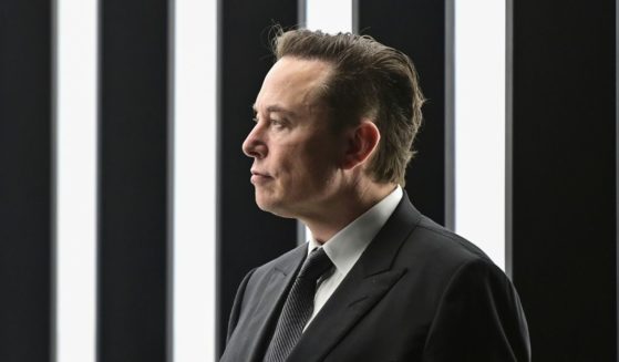 Elon Musk, Tesla CEO, attends the opening of the Tesla factory Berlin Brandenburg in Gruenheide, Germany, March 22, 2022. (Patrick Pleul / Associated Press)