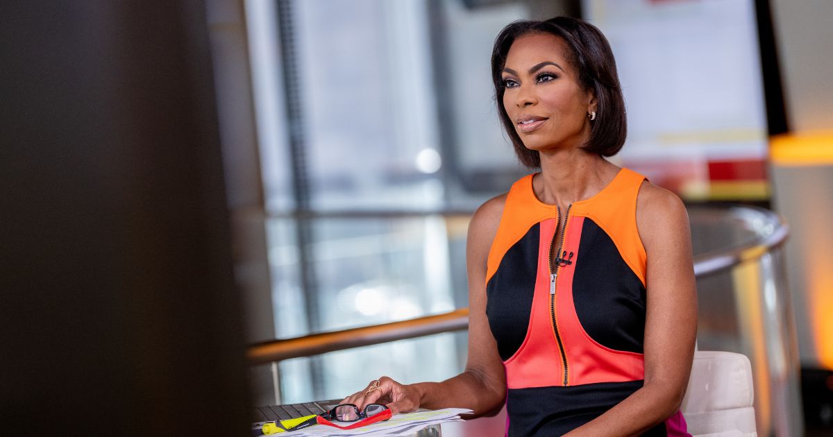 Harris Faulkner hosts "The Faulkner Focus" at Fox News Channel Studios on Aug. 3, 2022, in New York City.