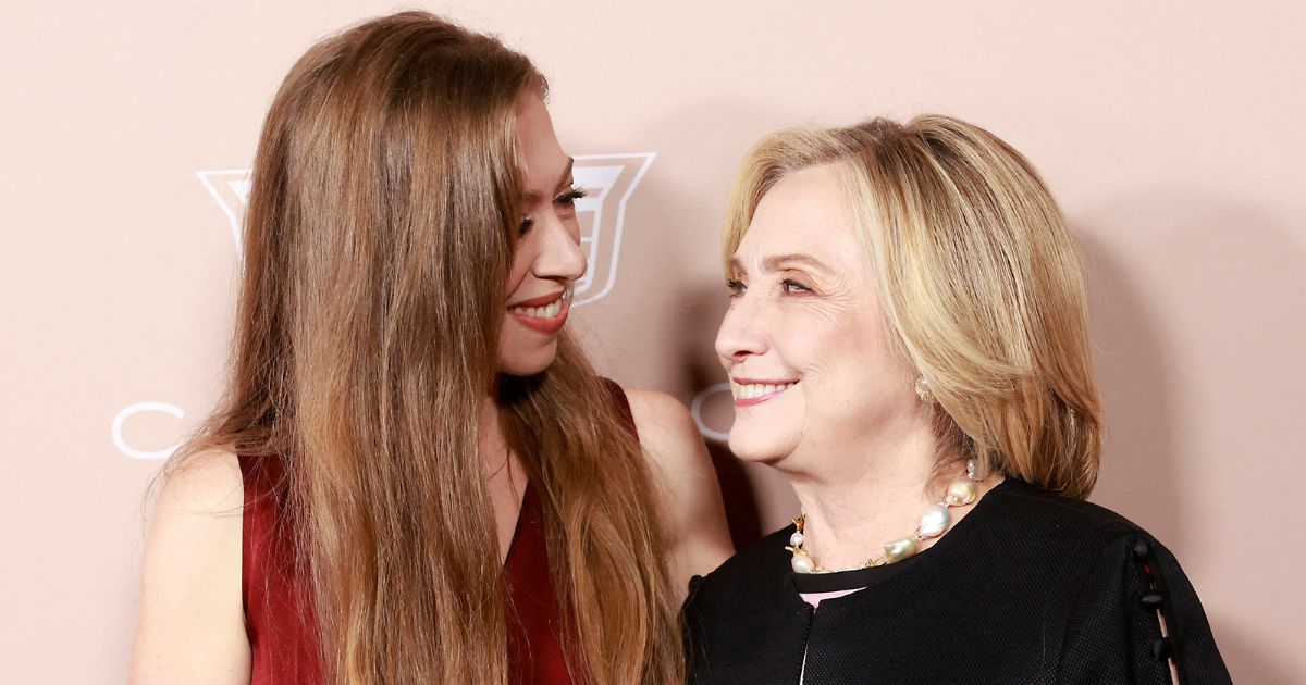 Chelsea Clinton, left, and former Secretary of State Hillary Clinton, right, attend the Variety Power of Women event in Beverly Hills, California, on Sept. 28, 2022.