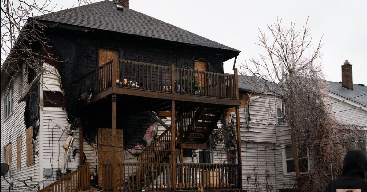 A fire broke out in a duplex in Detroit, Michigan, where Janet Kelly and her family lived while a babysitter was watching Kelly's children.