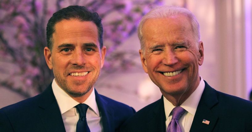 Hunter Biden, left, and his father, President Joe Biden, both find themselves under federal scrutiny.