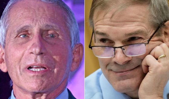 Republican Rep. Jim Jordan, right, confirmed on Saturday that the House Republicans will be "building a case" to file charges against Dr. Anthony Fauci, left.