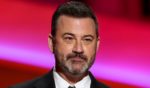 Late-night host Jimmy Kimmel appears on stage during the NFL Honors show at the YouTube Theater in Inglewood, California, on Feb. 10, 2022.
