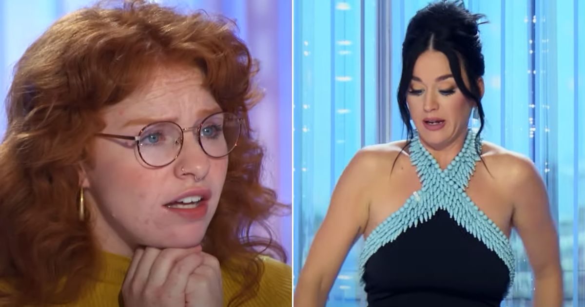 Some "American Idol" viewers weren't happy with judge Katy Perry, right, for her comment about contestant Sara Beth Liebe, left.