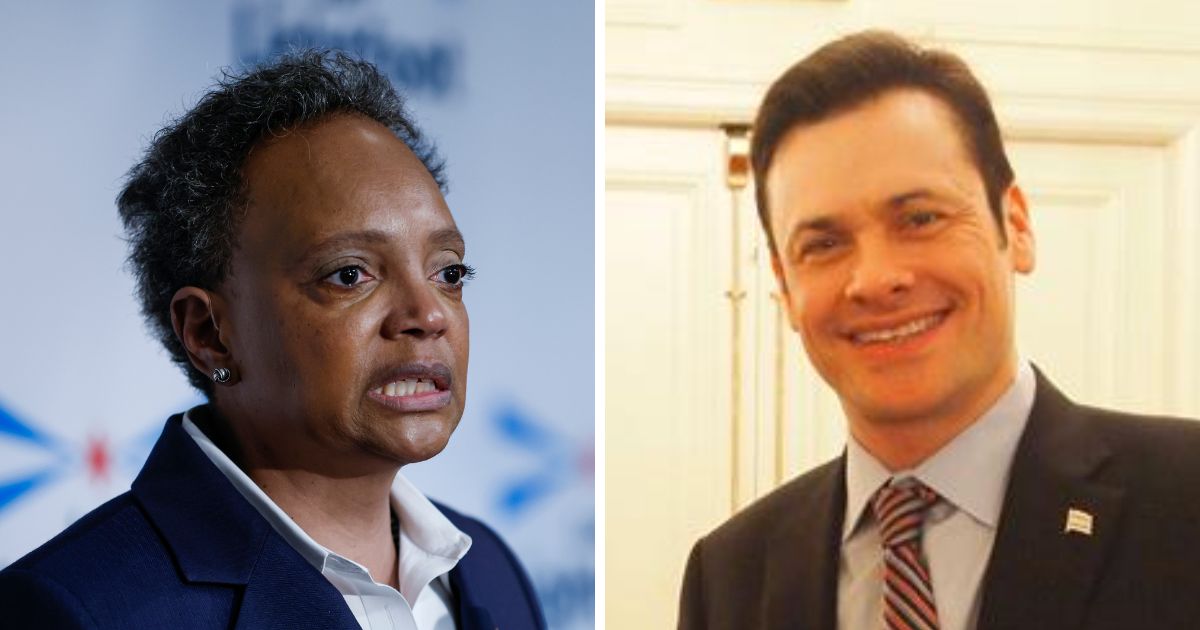 "I never thought in my life that I would ever see the city of Chicago brought down so low, as you have managed to bring it down," William Kelly, right, told outgoing Chicago Mayor Lori Lightfoot.