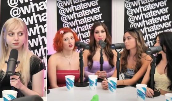 Social media influencer Mary Morgan, left, told a panel of OnlyFans entrepreneurs "I think that you're making a huge mistake" by monetizing their sexuality.