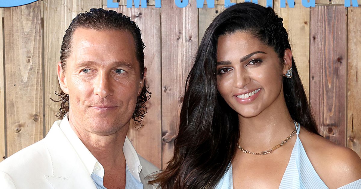 Actor Matthew McConaughey, left, and his wife, Camila Alves McConaughey, had a scare during a flight to Germany this week.