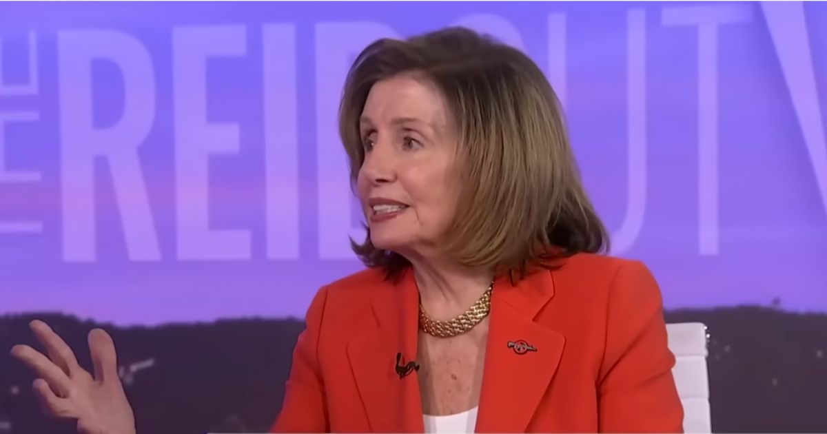 Rep. Nancy Pelosi appears on MSNBC on Tuesday.
