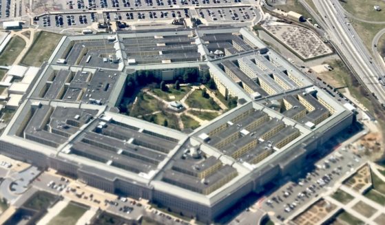 An aerial view of the Pentagon in Washington, D.C., was taken on March 8.
