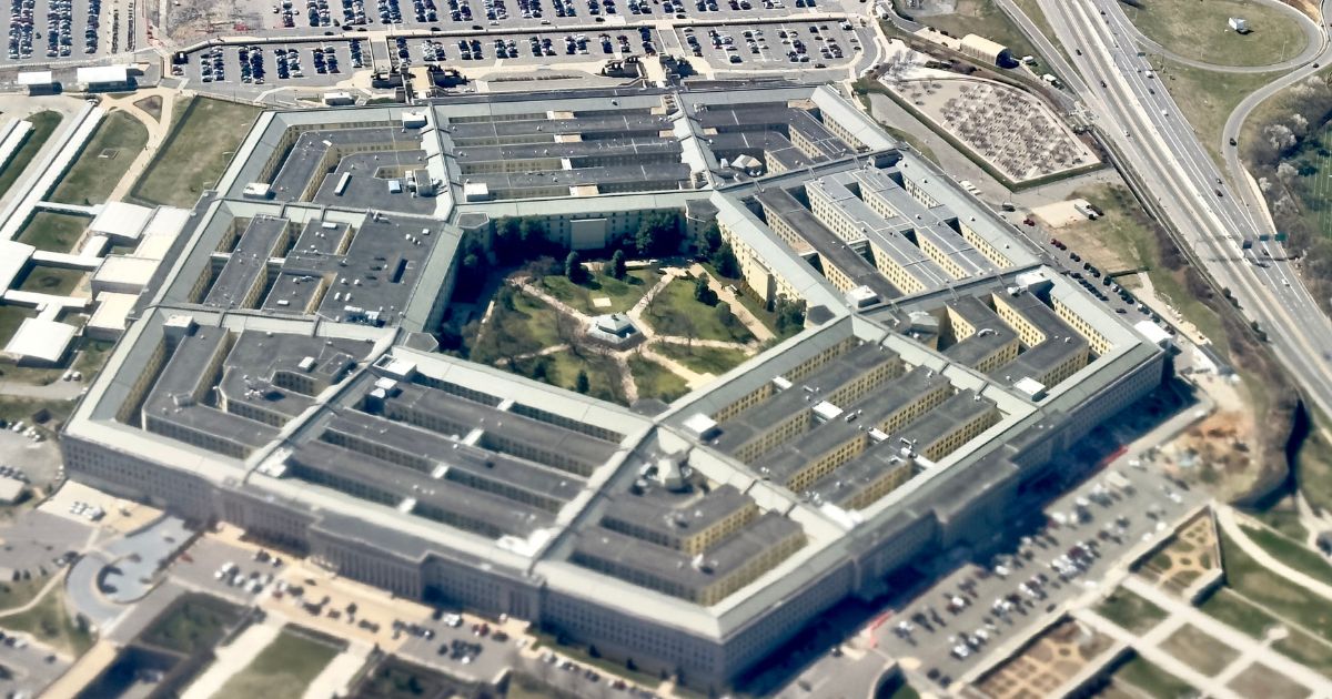 An aerial view of the Pentagon in Washington, D.C., was taken on March 8.