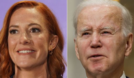 In a Monday interview, former White House press secretary Jen Psaki, left, tried to instill confidence in the American people for President Joe Biden, right, but she actually made him look like a fool.