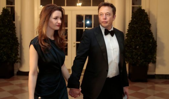 Elon Musk and his wife at the time, Talulah, arrive at a state dinner hosted by then-President Barack Obama and first lady Michelle Obama at the White House in 2014.