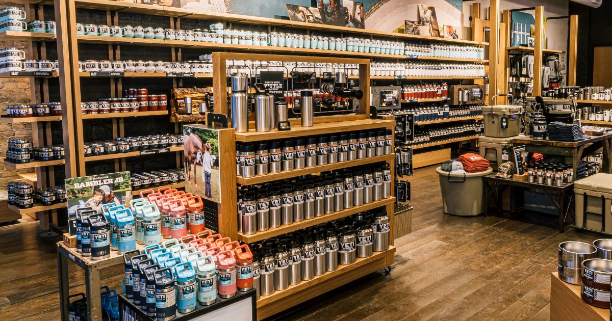 A YETI retail store opens its doors in Chicago, Illinois, in 2019.