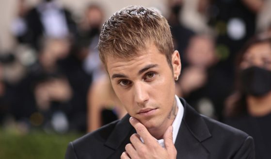 Justin Bieber attends The 2021 Met Gala Celebrating In America: A Lexicon Of Fashion at Metropolitan Museum of Art on Sept. 13, 2021, in New York City.