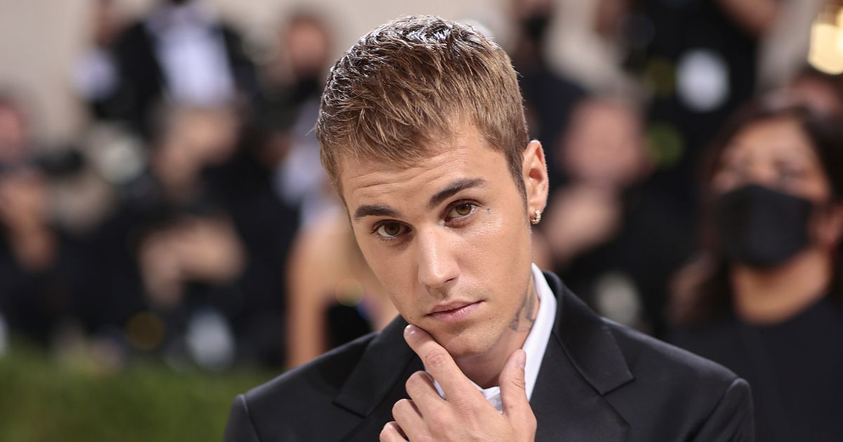 Justin Bieber attends The 2021 Met Gala Celebrating In America: A Lexicon Of Fashion at Metropolitan Museum of Art on Sept. 13, 2021, in New York City.