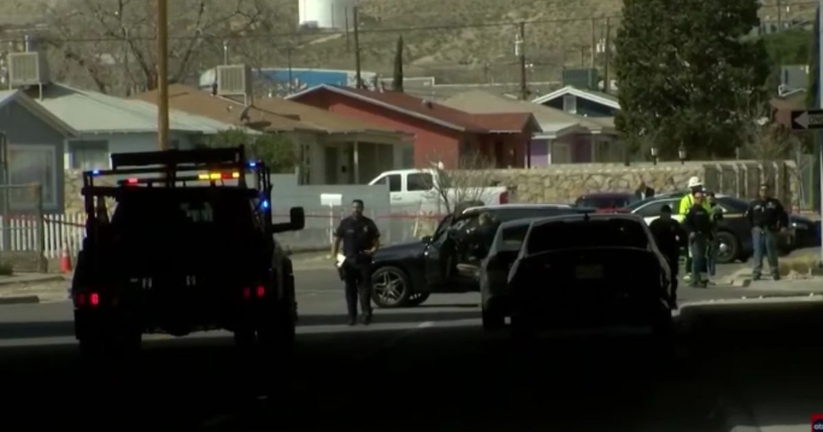 A dog was shot in a home invasion in El Paso, Texas.