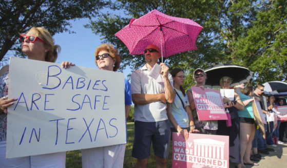 Pro-life demonstrators in Texas