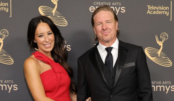 Joanna Gaines, left, and Chip Gaines attend the 2022 Creative Arts Emmys at Microsoft Theater on Sept. 3, 2022, in Los Angeles.